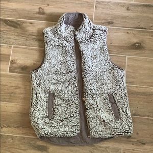 Reversible Sherpa style vest
